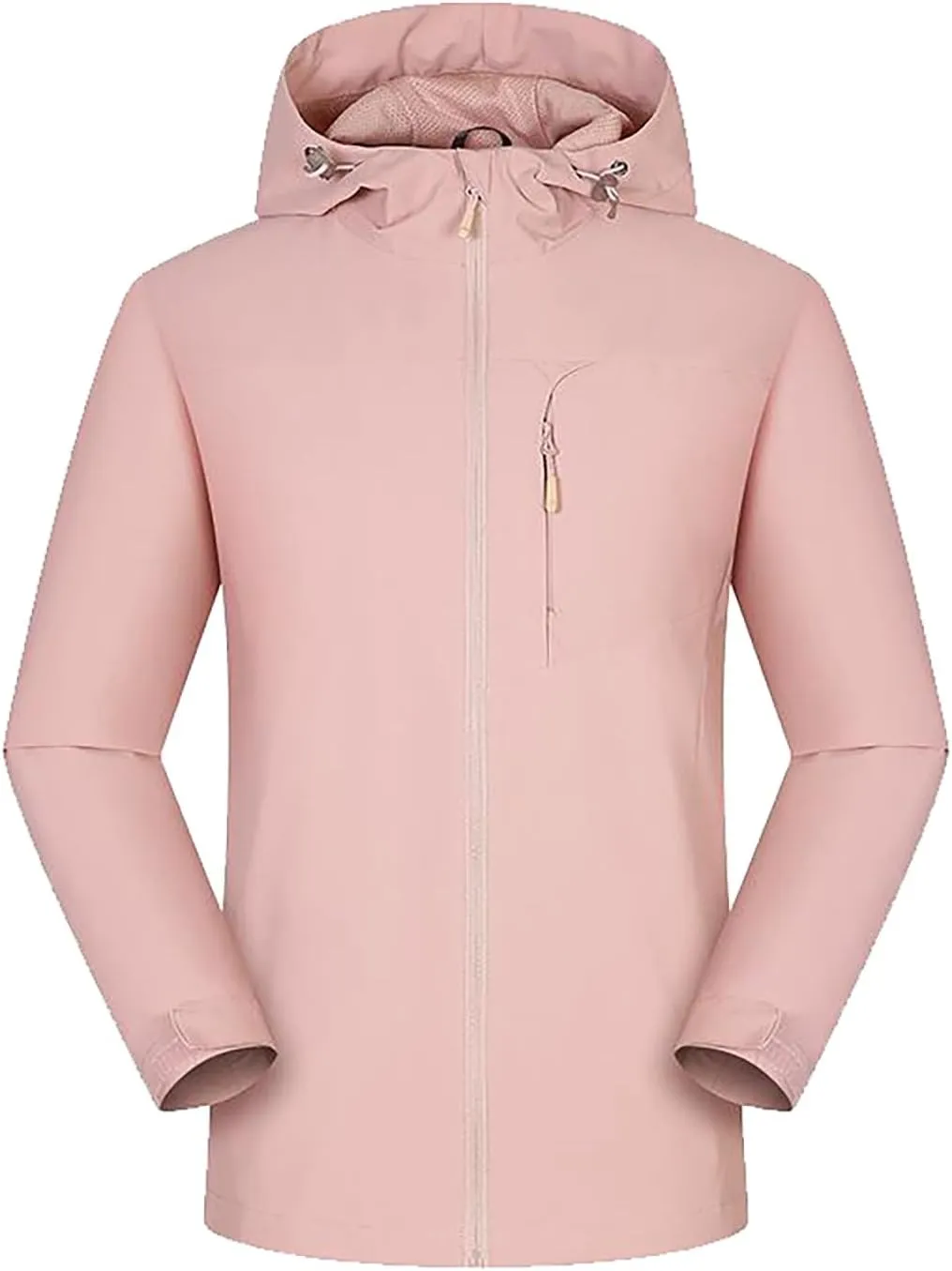 Outdoor Jacket Women Windproof Mountaineering Travel Jacket Plus Size Hardshell Lightweight Hooded Windbreaker Coats