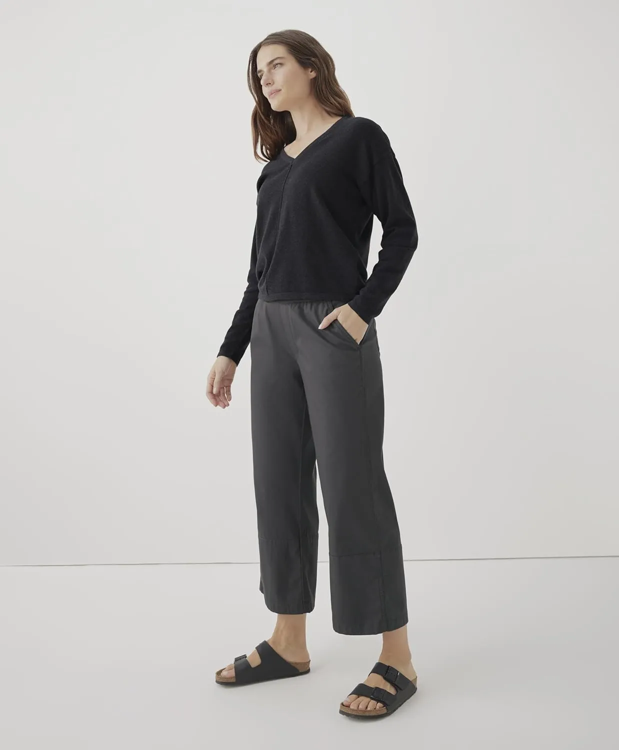 Pact Organic Cotton Women's Daily Crop Pants