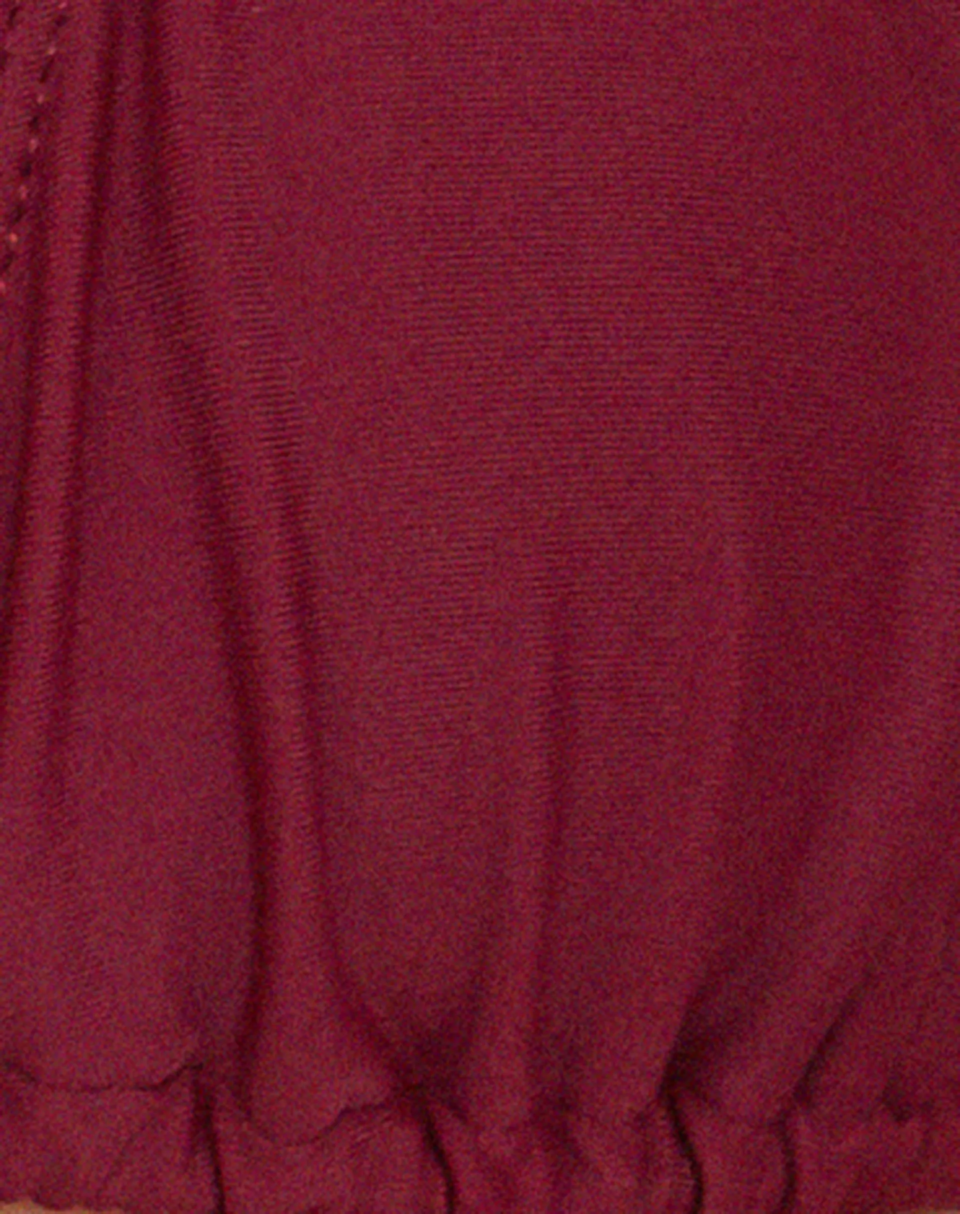 Pami Beaded Bikini Top in Burgundy