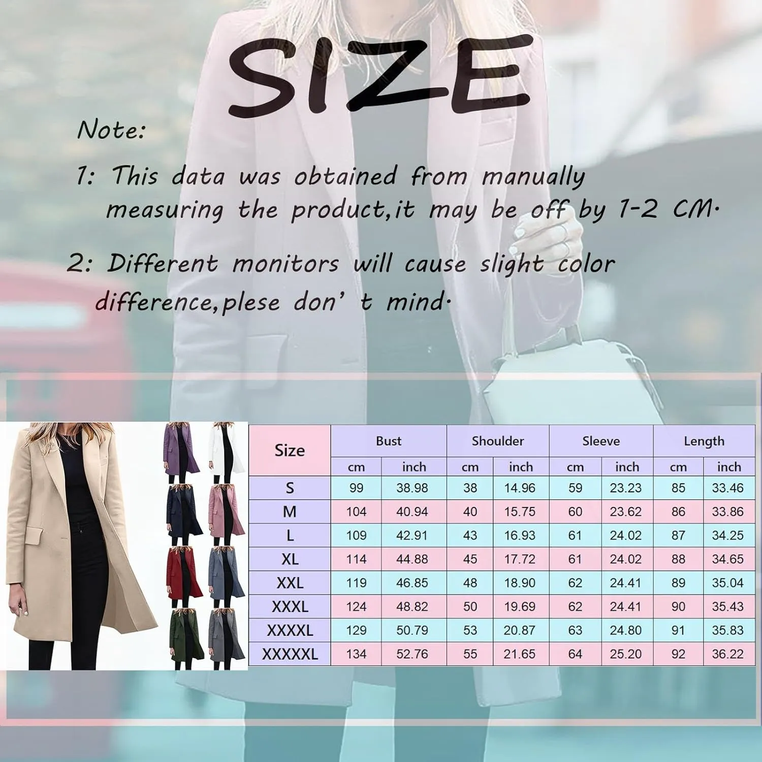 PeQAQ Casual Blazer Jackets Womens 2024 Long Sleeve Open Front Button Sport Coats Long Work Office Suit Jacket with Pockets