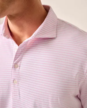 Performance Mesh Polo - Stetson Stripe