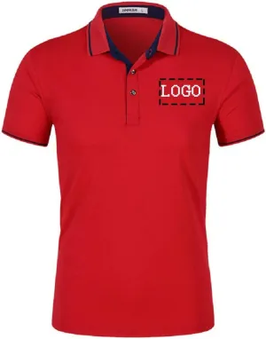 Personalized Men Polo Shirts Customized Casual Slim Fit Collar Shirt Work Shirt