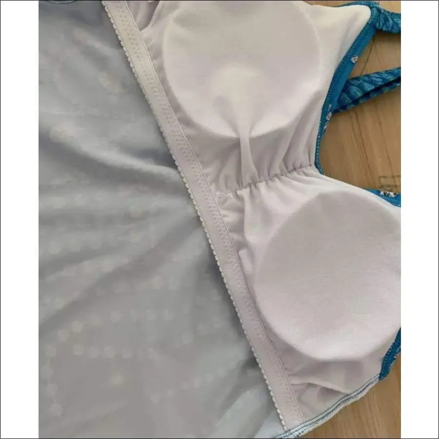 Purple & Blue Swim dress 2 pc bathing suit