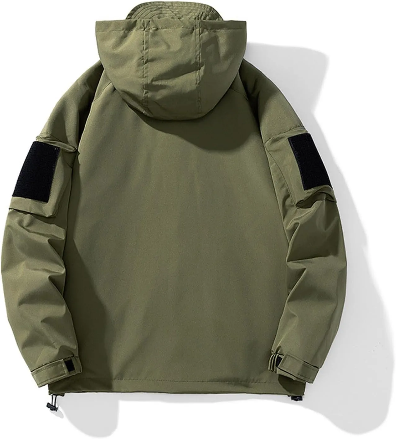 Rain Jacket Men Long Sleeve Outdoor Waterproof Coats Lightweight Windbreaker Jackets Casual Travel Hoodies With Pocket