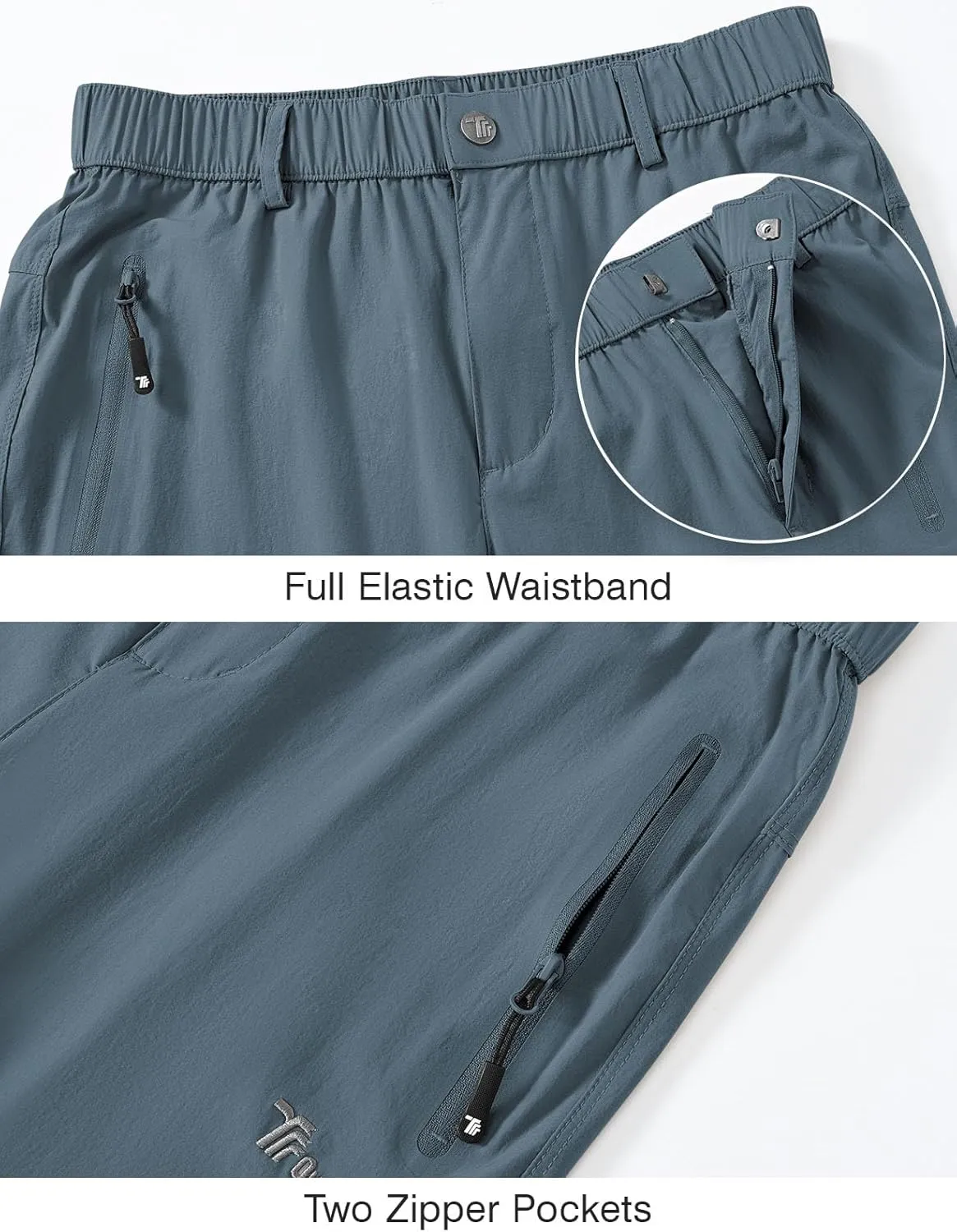 Rdruko Women's Hiking Pants Lightweight Quick Dry Water Resistant Outdoor Travel Fishing Pants with Pockets