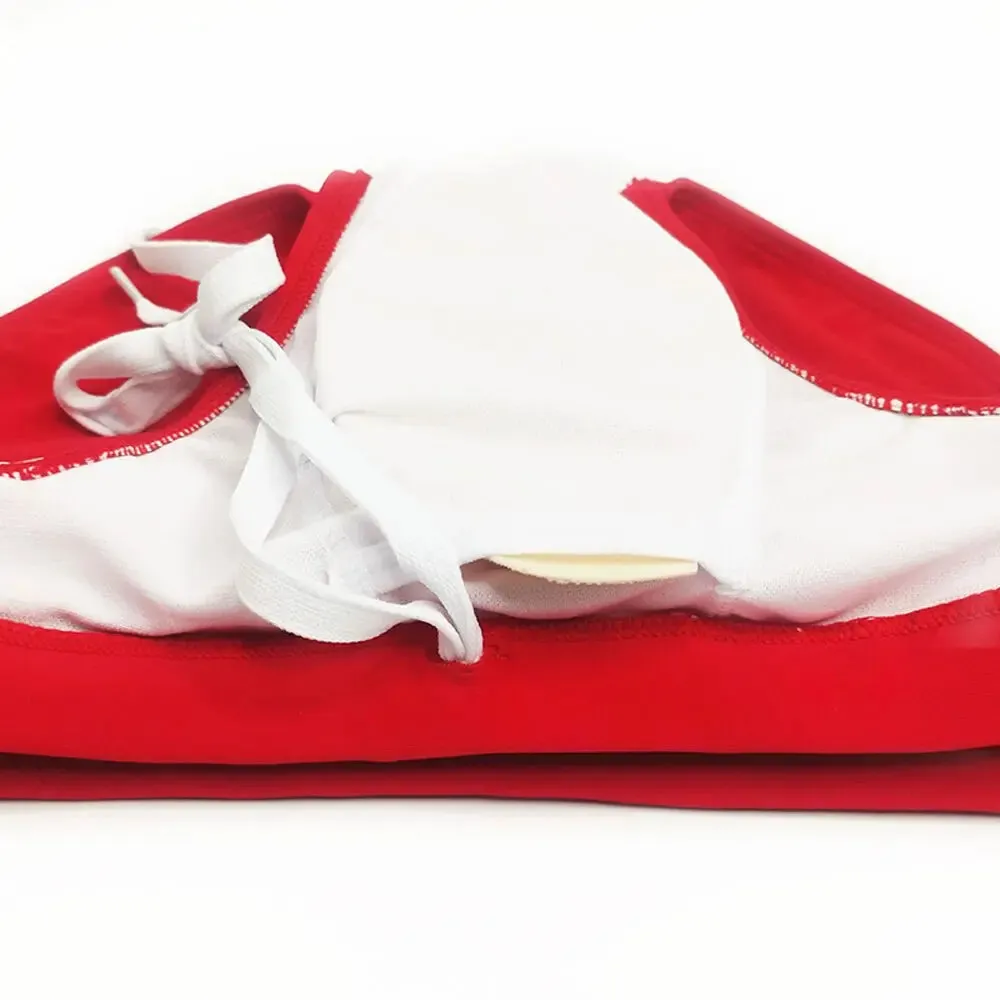 Red Stripes Swim Brief