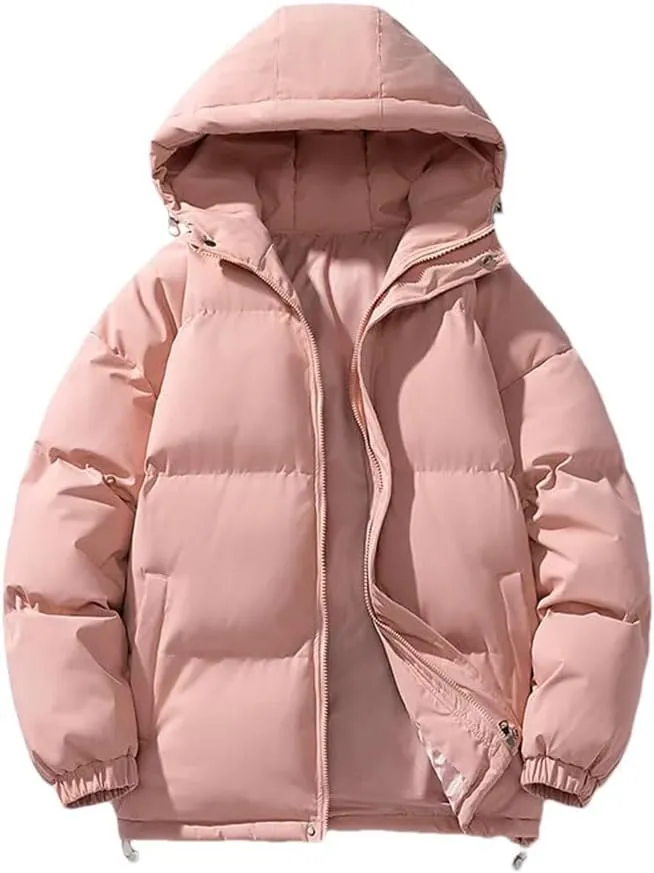 REHJJDFD Men Cotton-Padded Coats Men Puffer Jackets Outdoor Hooded Coat Casual Parkas Thick Warm Coat Men Jacket