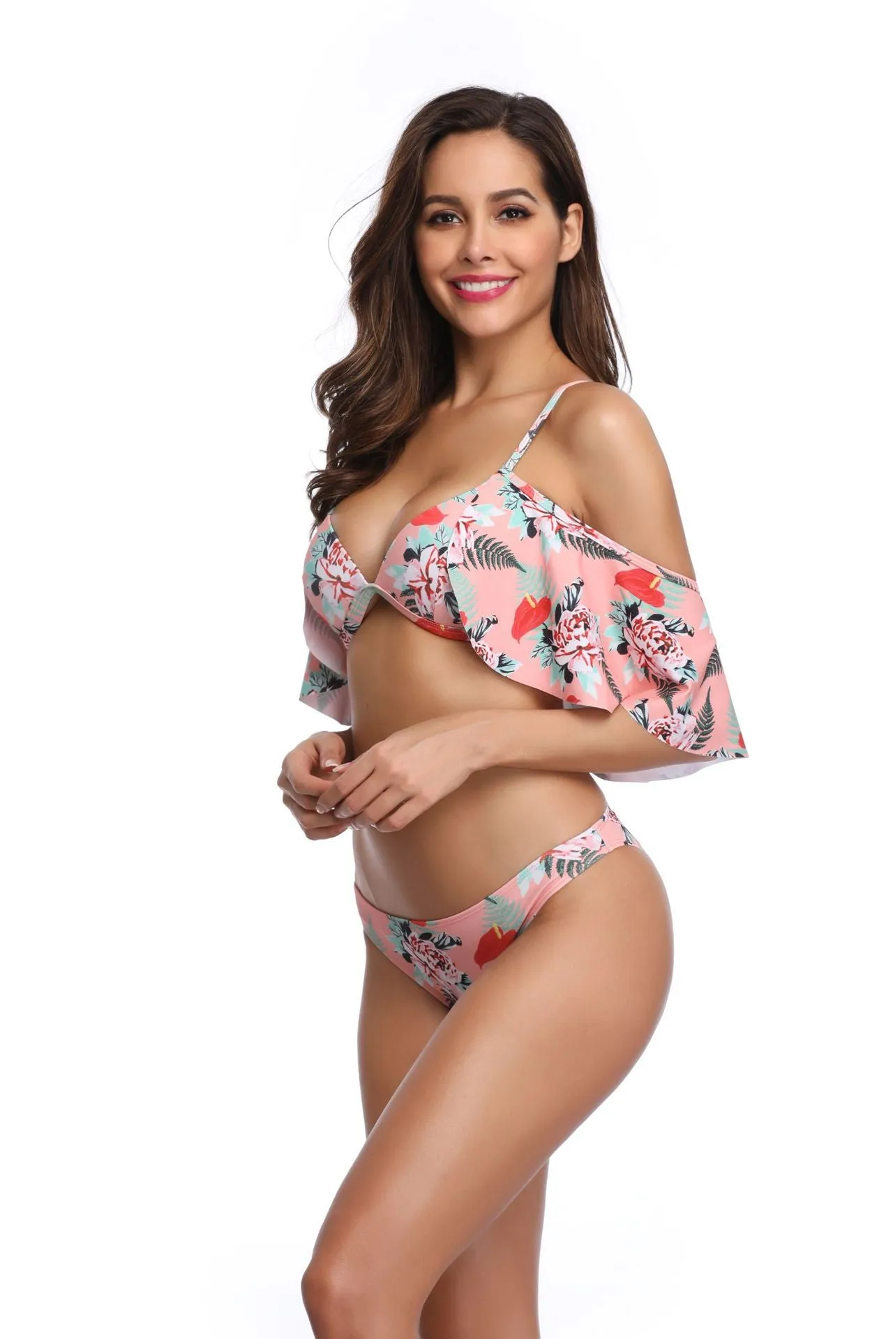 Riviera Blossom Split Bikini
