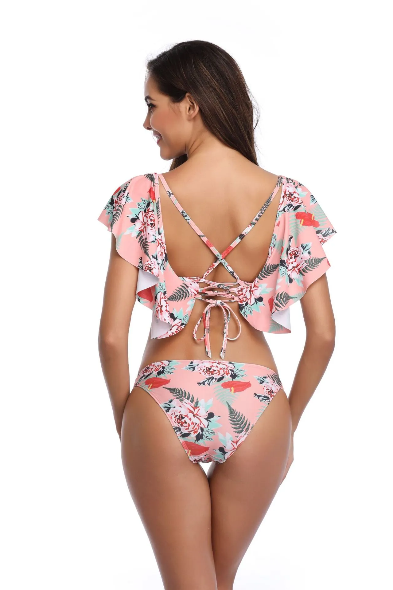 Riviera Blossom Split Bikini