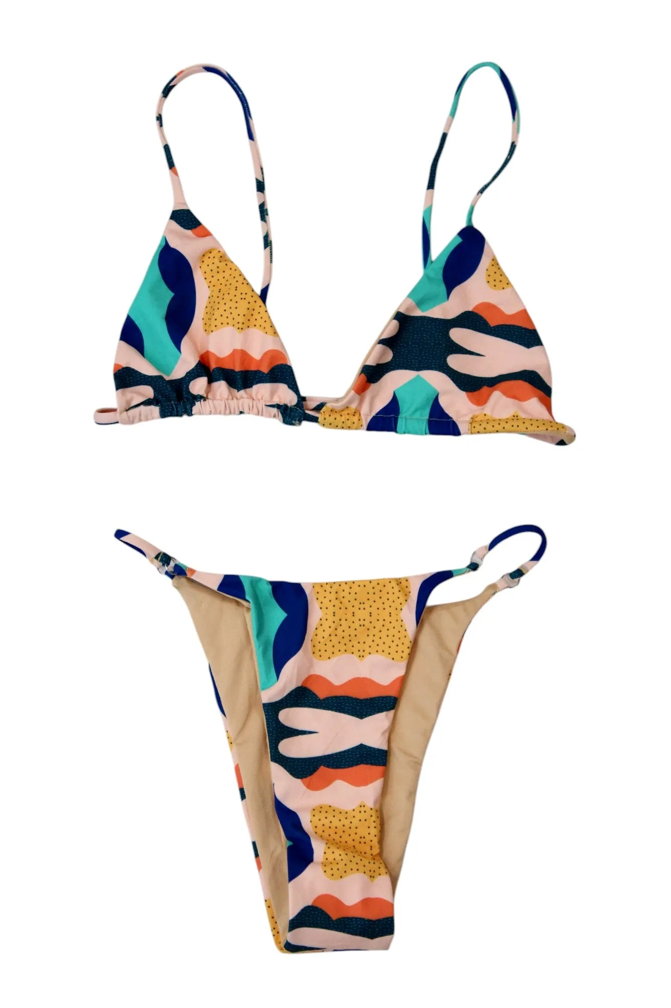 Sage Swim - Abstract Pattern Bikini