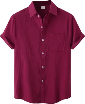 Short Sleeve Button Up Shirts for Men Hawaiian Hawaiian Tropical Shirt Floral Button Down Vintage Shirt Short Sleeve