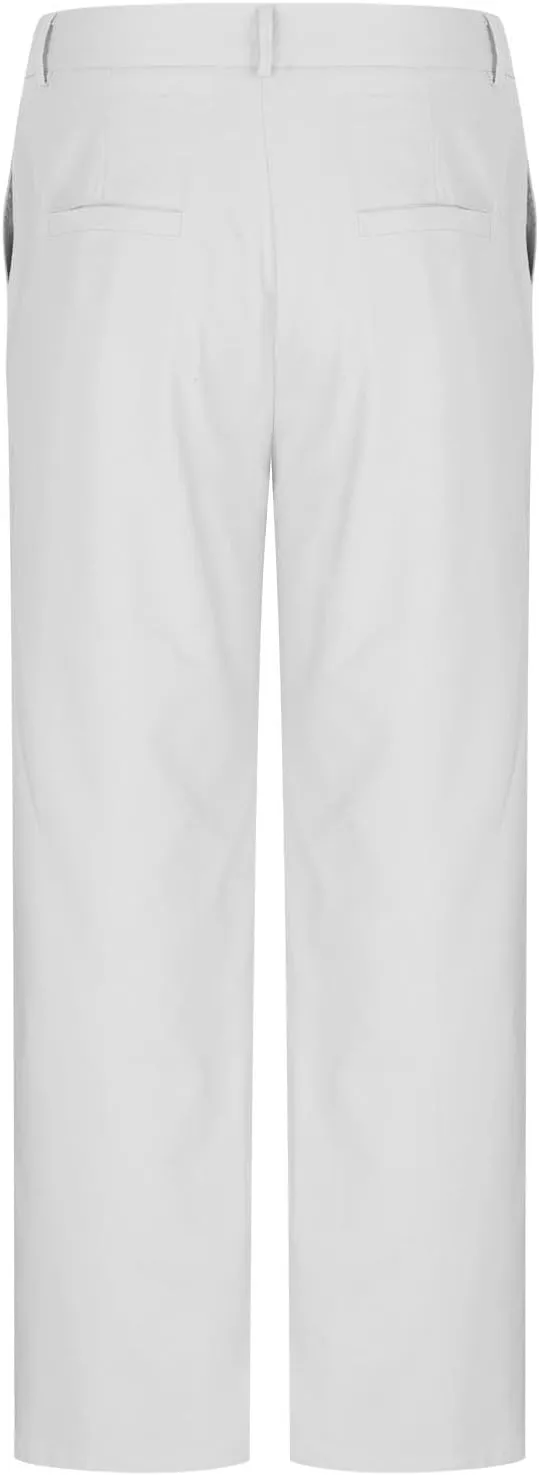 Sinzelimin Men's Suit Pants Fashion Solid Color Dressy Business Casual Office Work Trouser Straight Wide Leg Sweatpant