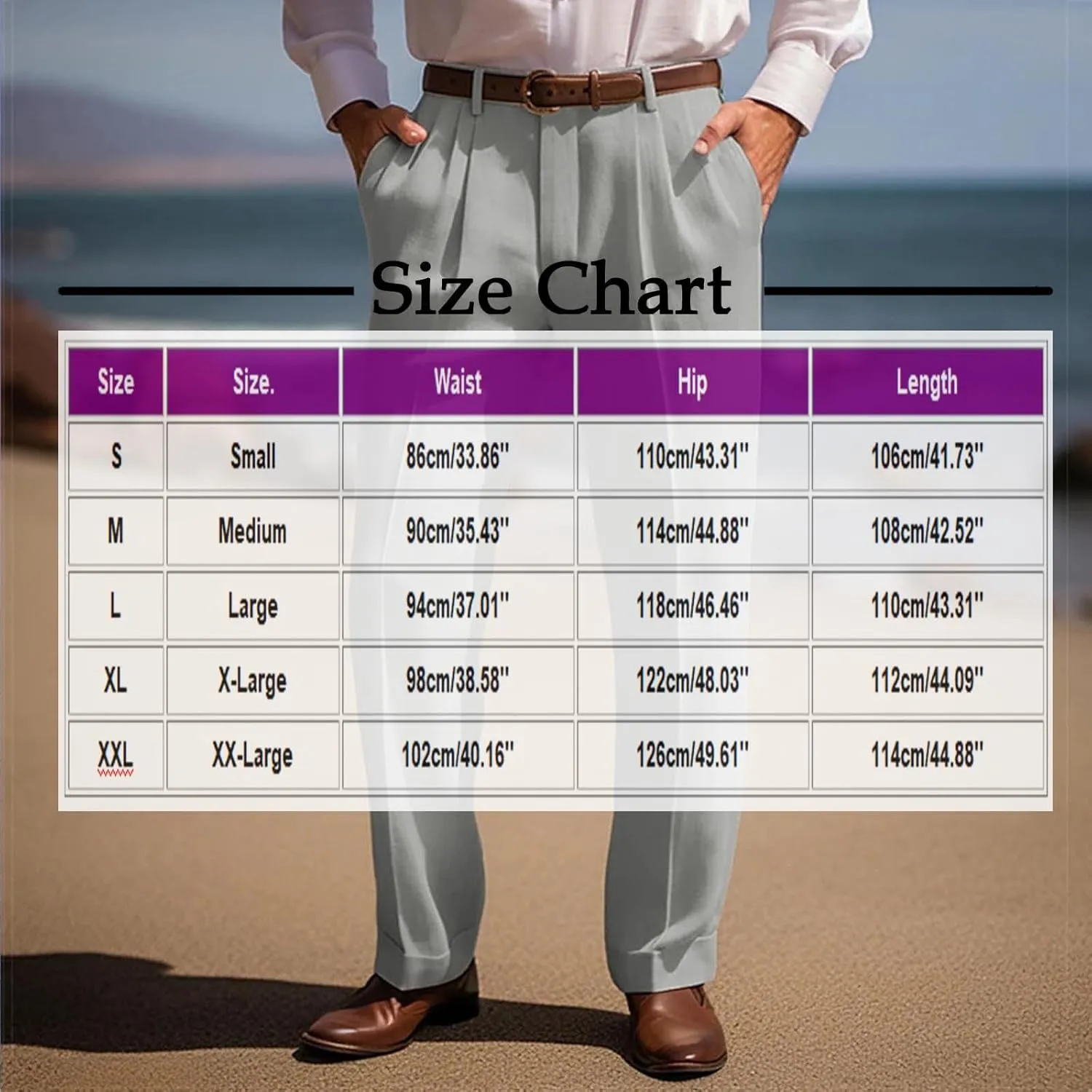 Sinzelimin Men's Suit Pants Fashion Solid Color Dressy Business Casual Office Work Trouser Straight Wide Leg Sweatpant
