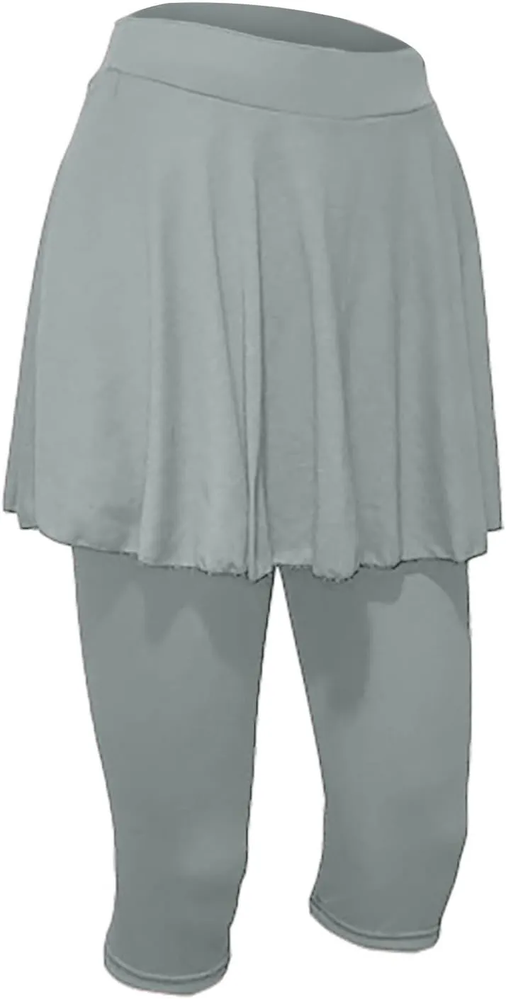 Skirted Leggings for Women 2025 Tennis Skorts Gym Tennis Yoga Legging with Skirts Summer Clothing