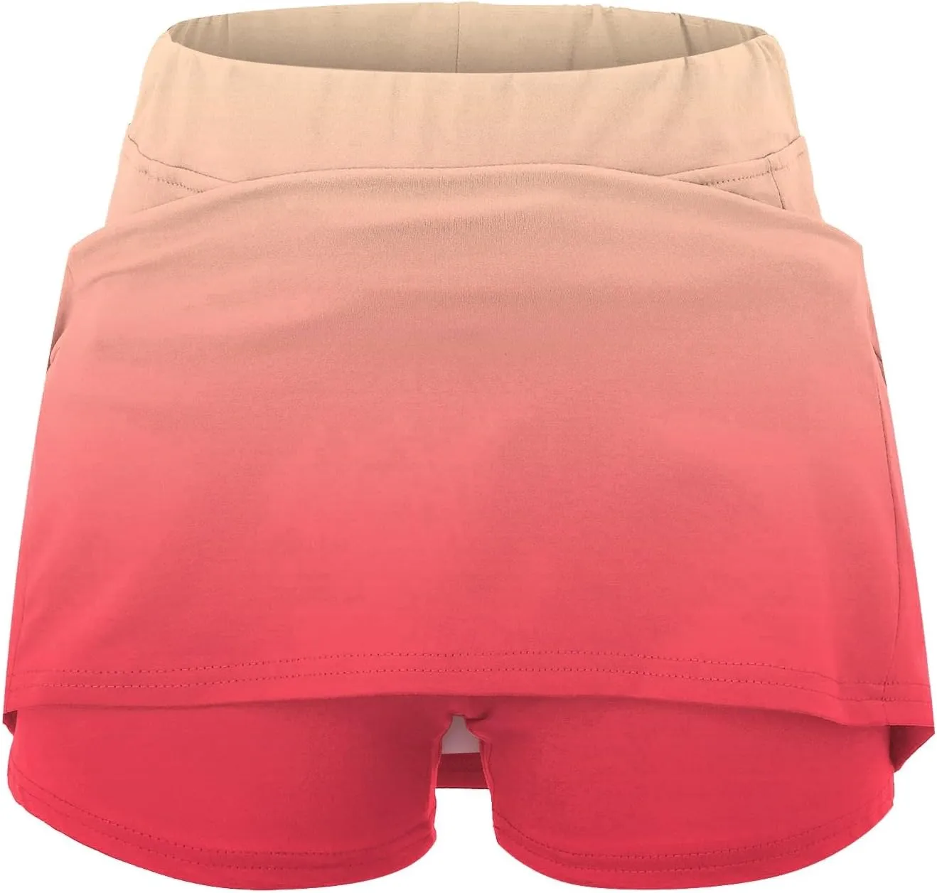 Skirts for Women Plus Size Skorts with Shorts Tummy Control Tennis Golf Skirts High Waisted Athletic Skirt with Pockets