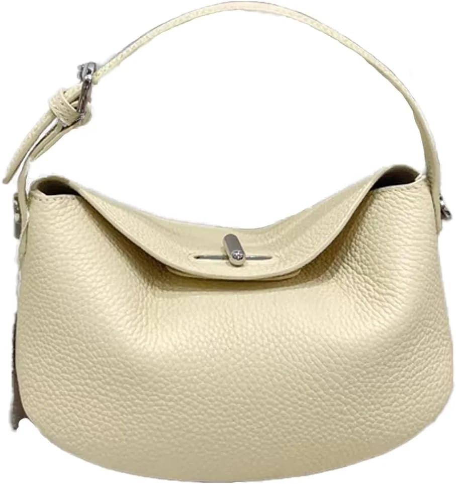 Soft Vegan Leather Hobo Bag,Small Crossbody Purses with Detachable Strap,cowhide handbag.purse