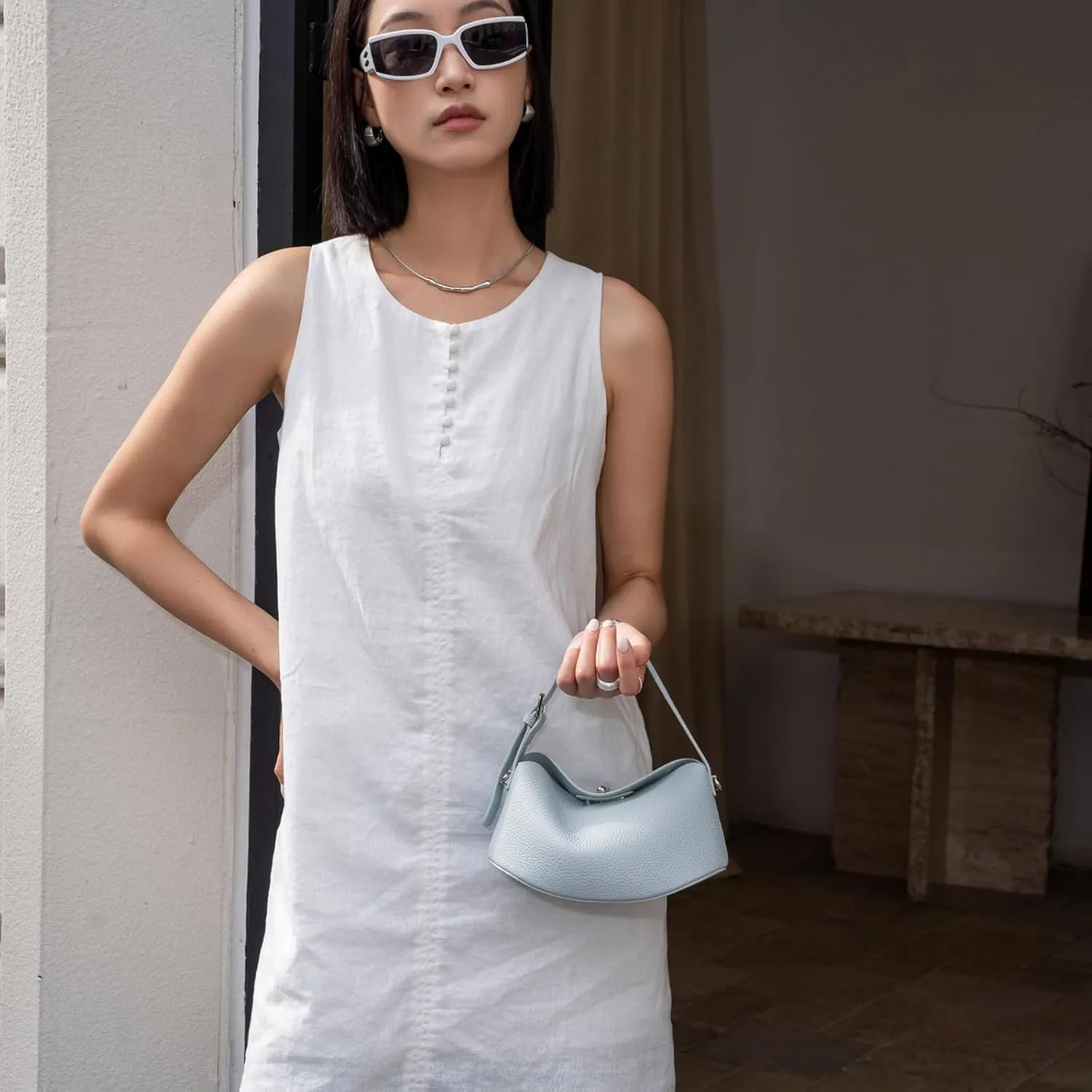 Soft Vegan Leather Hobo Bag,Small Crossbody Purses with Detachable Strap,cowhide handbag.purse