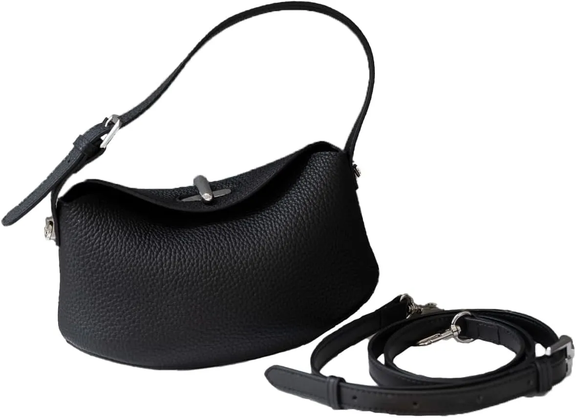 Soft Vegan Leather Hobo Bag,Small Crossbody Purses with Detachable Strap,cowhide handbag.purse