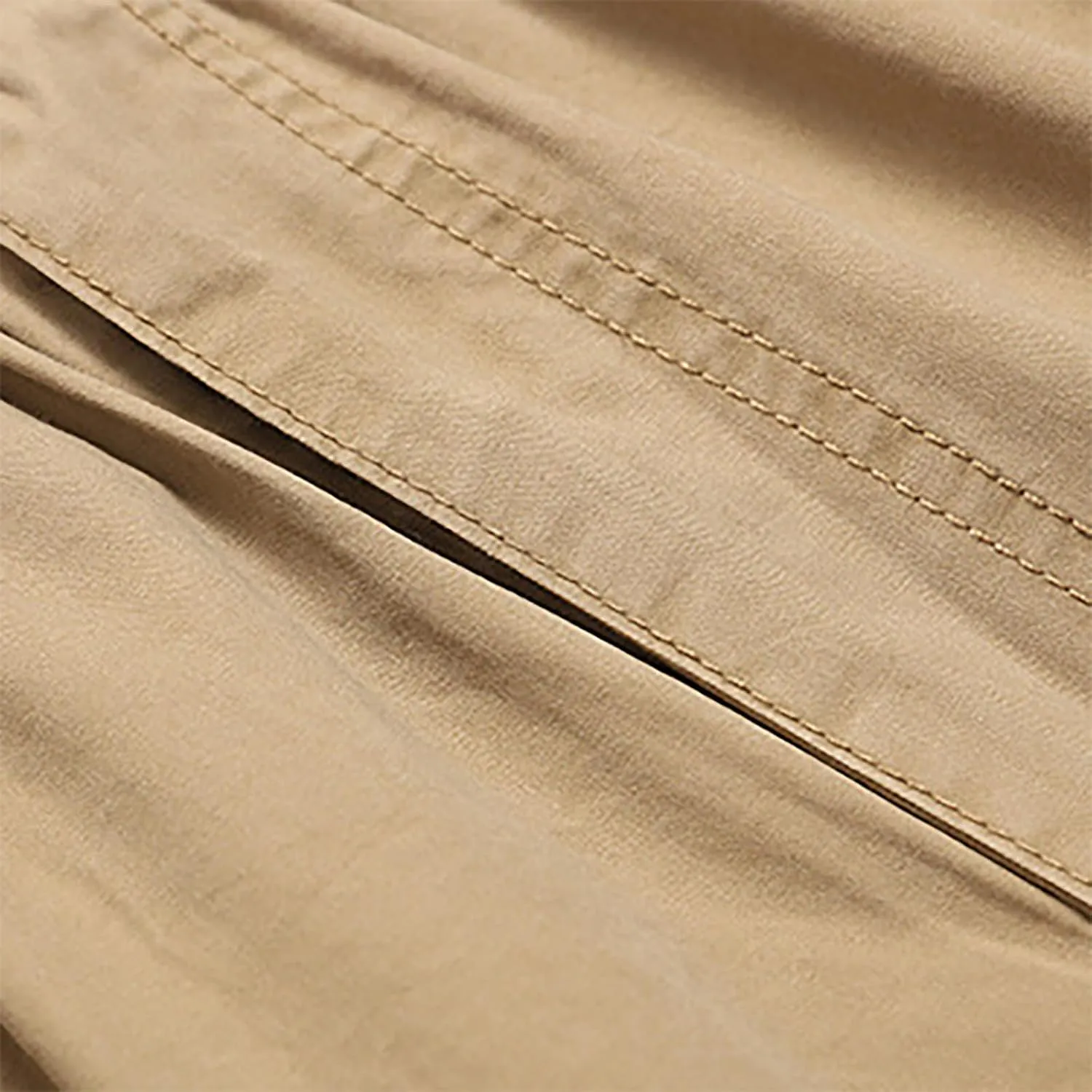 Straight Fit Cargo Pants for Men Big and Tall Elastic Waisted Joggers with Pockets Outdoor Running Hiking Trousers