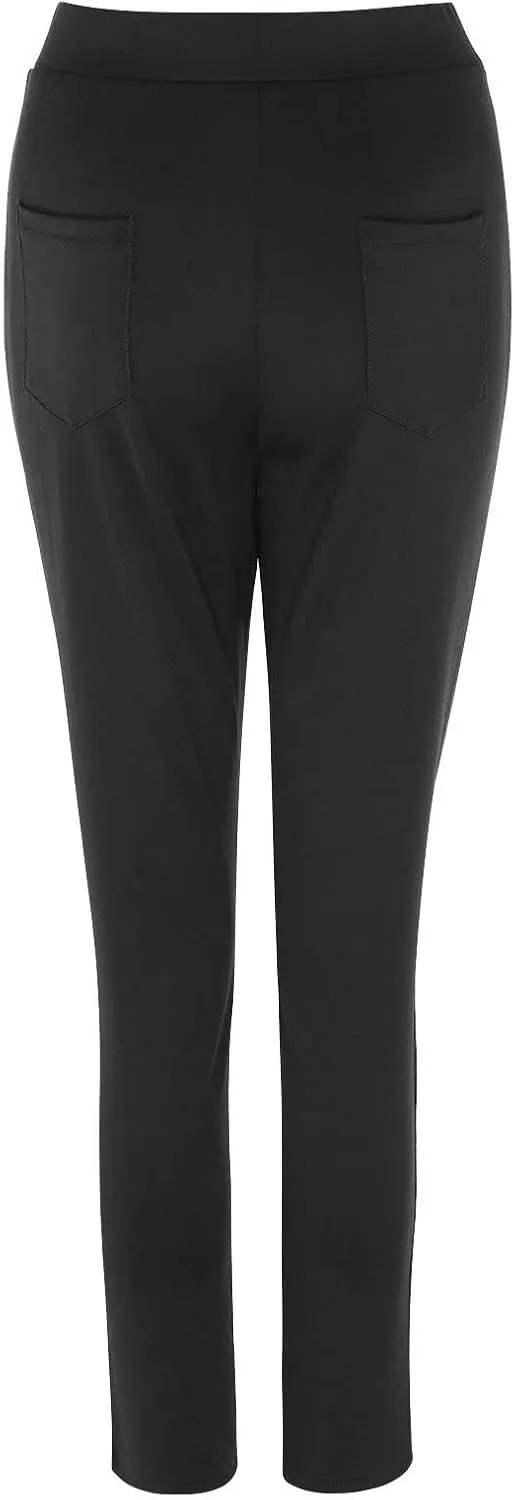 Straight Trousers for Women Women's Warm Yoga Pants High Waist Buttocks Nude Stretch Straight Leg Solid Color Pants