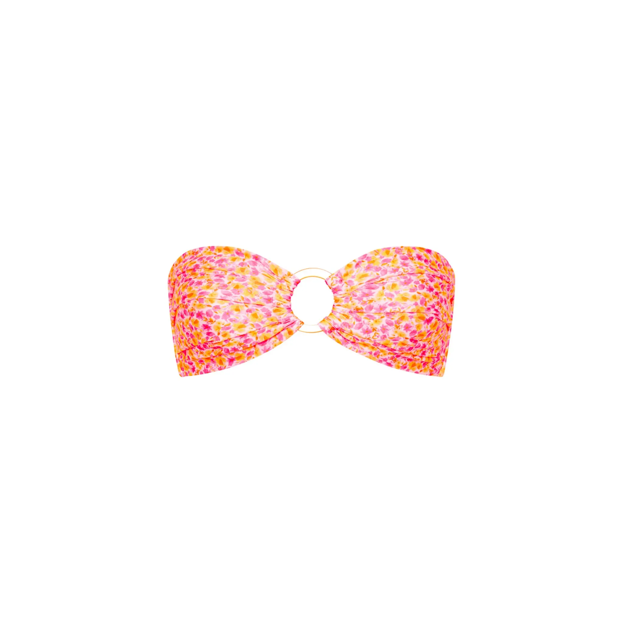Strapless Bandeau Bikini Top - Sherbet Shimmer