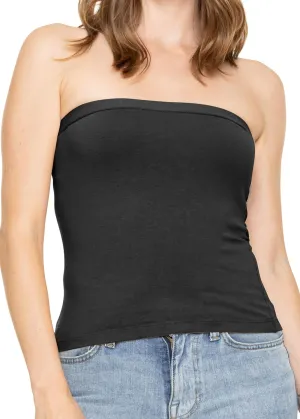 STRETCH IS COMFORT Women's & Plus Mid and Long Length Tube Top | X Small - 5X