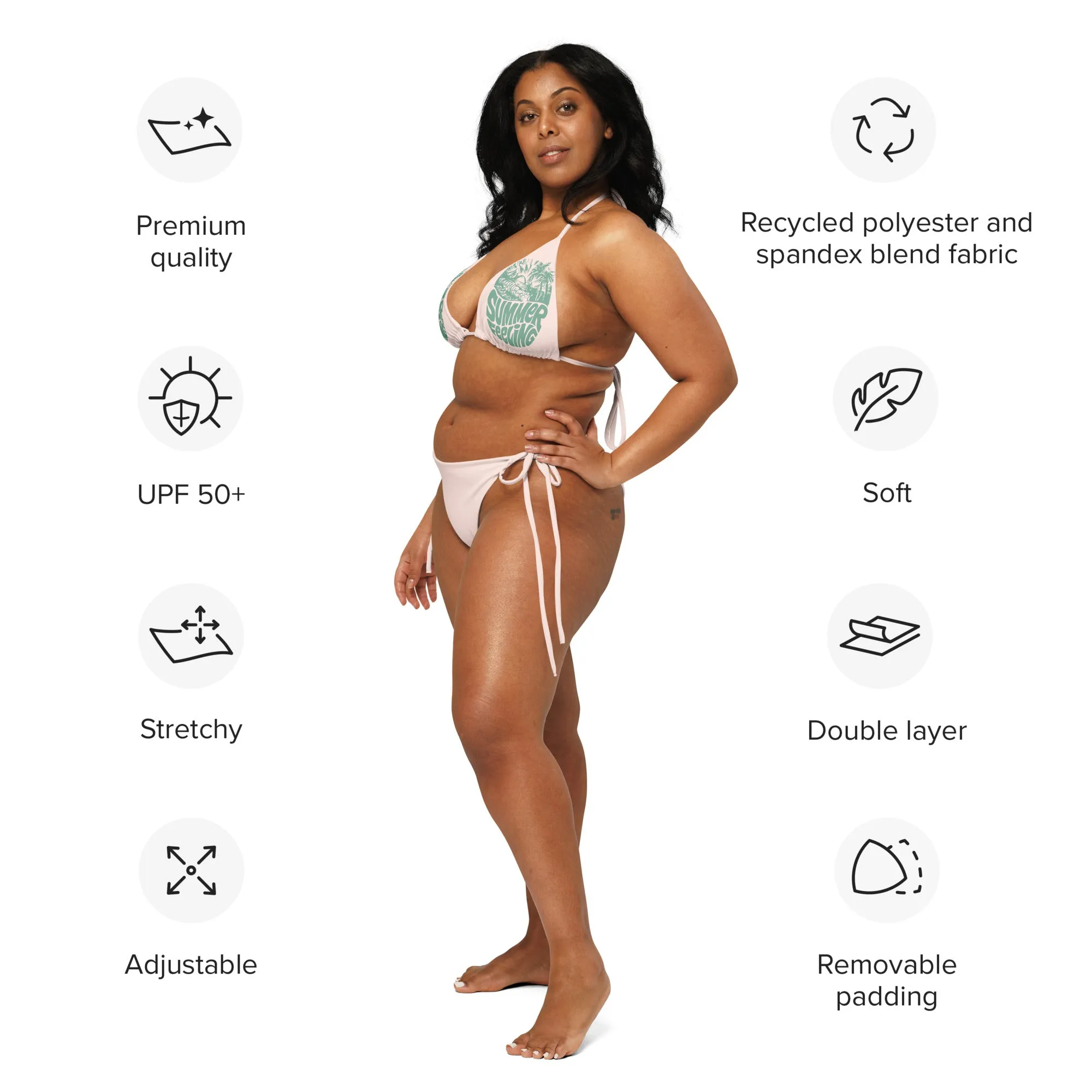 String Bikini (Glamourange Women Swimwear By Patterns - 0048 Model)