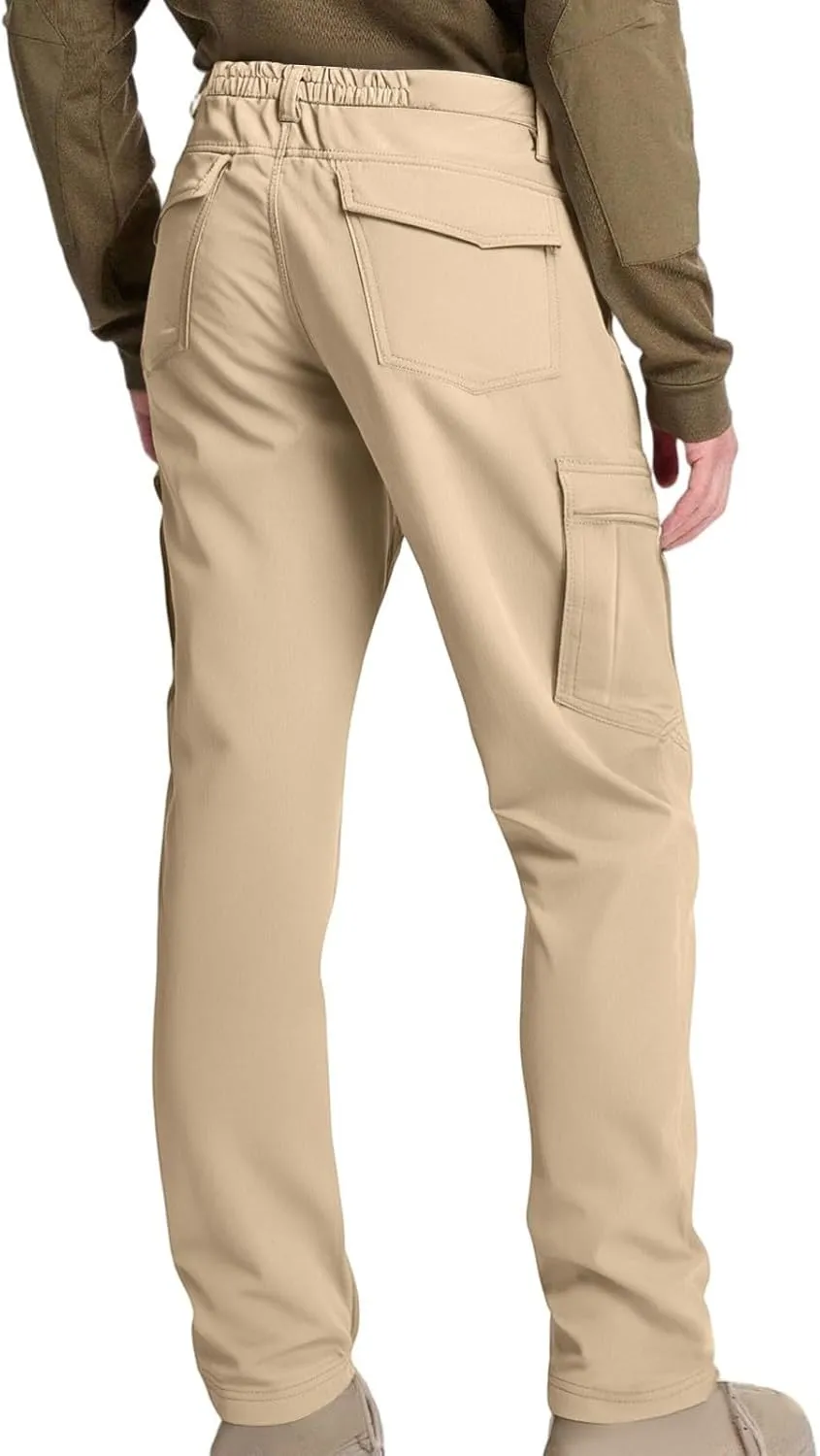 Tactical Cargo Pants for Men Slim Fit Water Resistant Quick Dry Travel Pants Wrinkle Free Work Outdoor Hiking Trousers