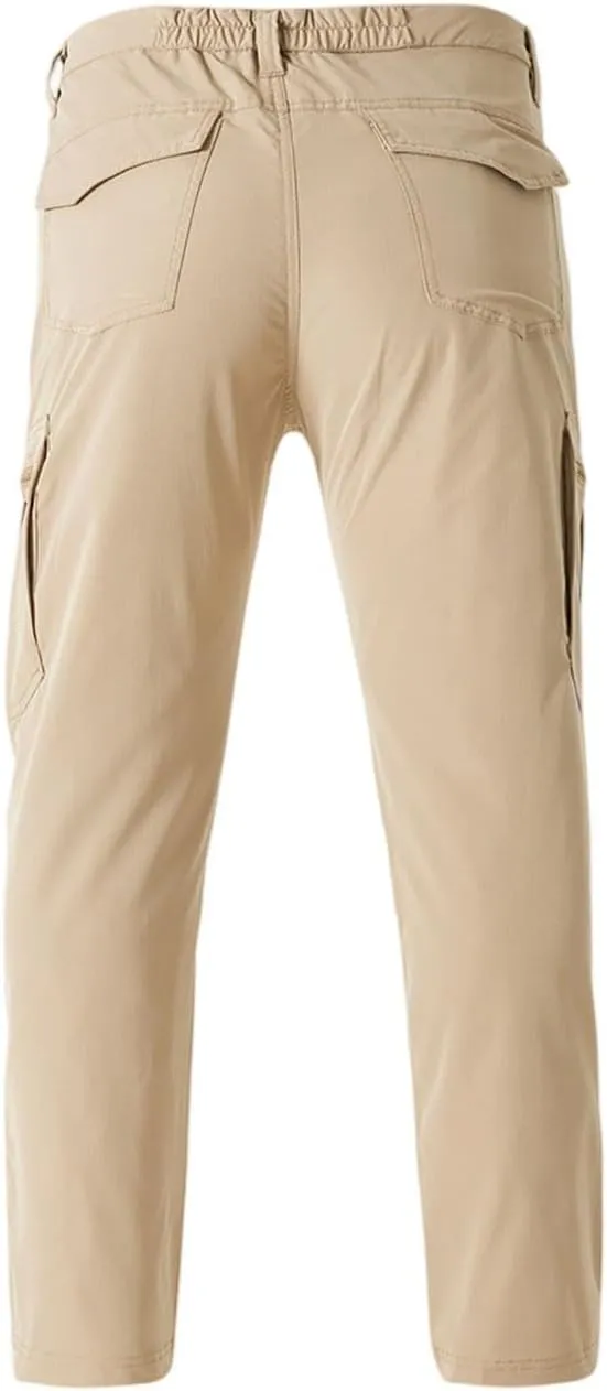 Tactical Cargo Pants for Men Slim Fit Water Resistant Quick Dry Travel Pants Wrinkle Free Work Outdoor Hiking Trousers