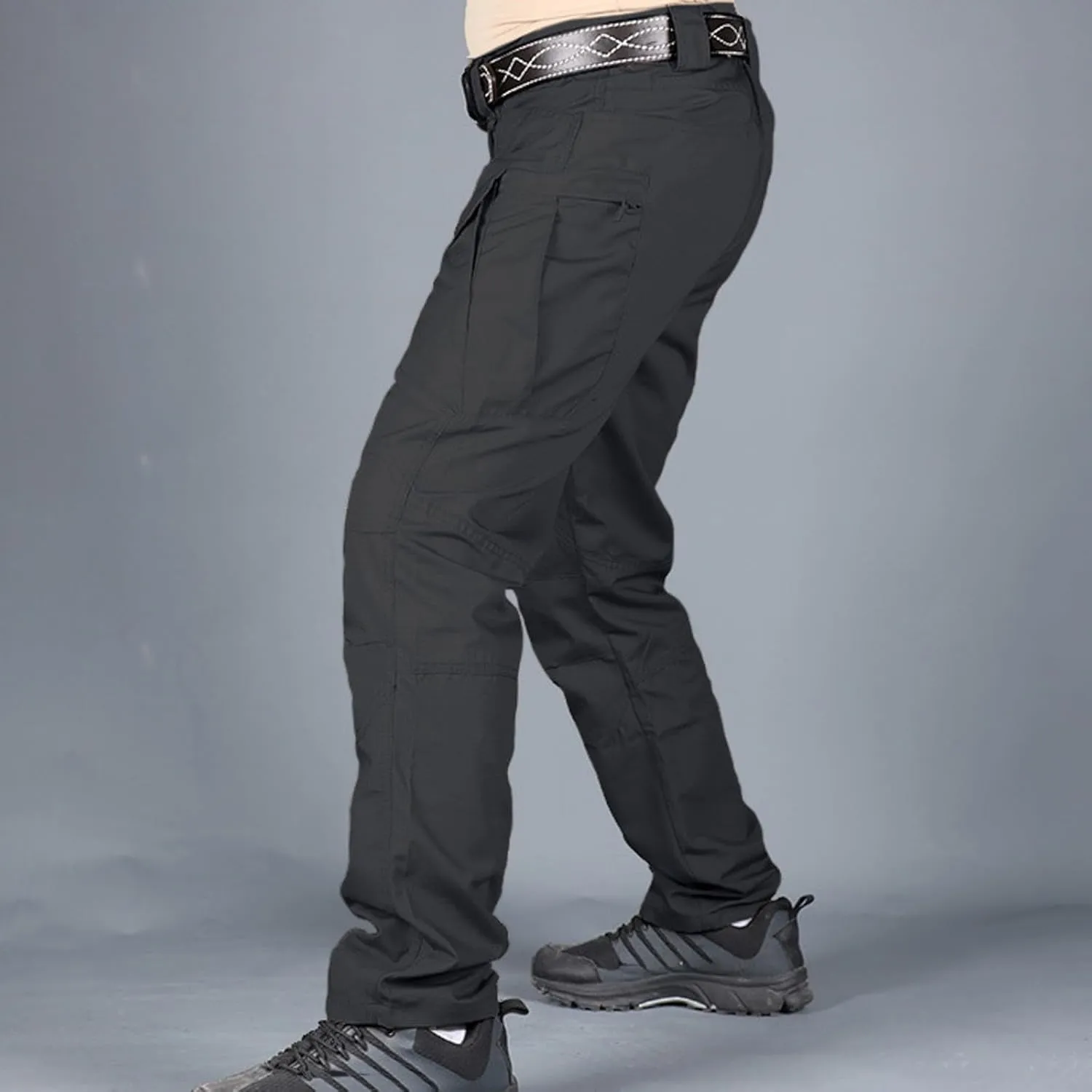 Tactical Pants for Men Stretch Resistant Hiking Cargo Pants Multi-Pockets Stretch Waterproof Quick Dry Work Joggers