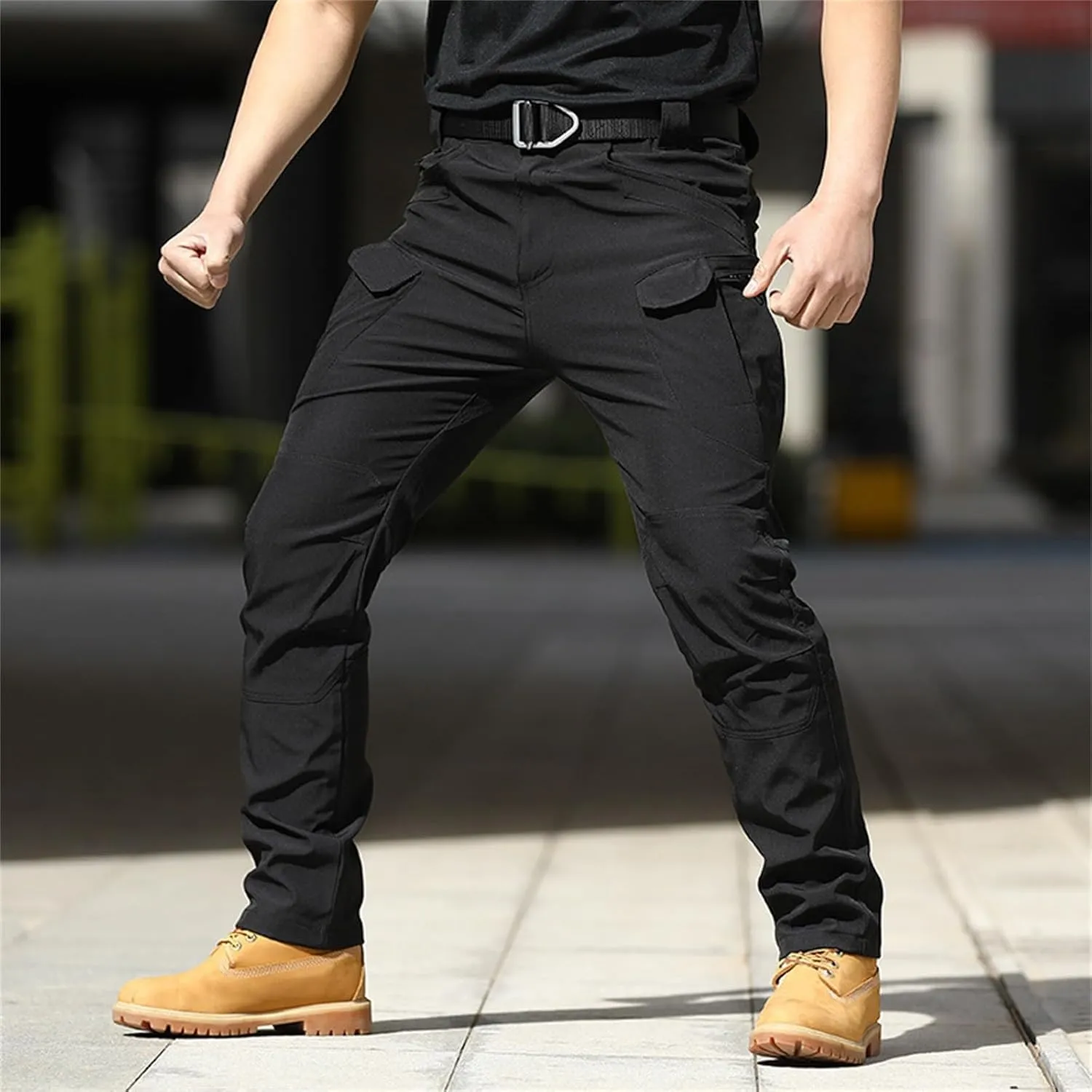 Tactical Pants for Men Water Resistant Hiking Cargo Pants Stretch Waterproof Quick Dry Outdoor Work Trousers Sweatpants