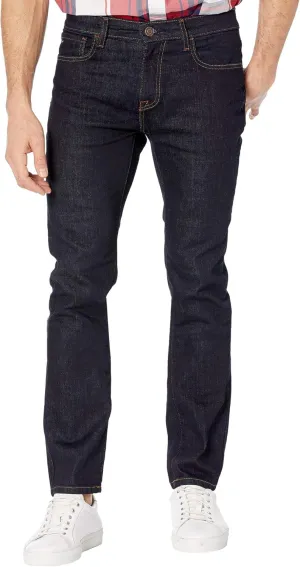 Tommy Hilfiger mens Slim Fit Stretch Jeans, Dark Rinse, 36W x 34L US