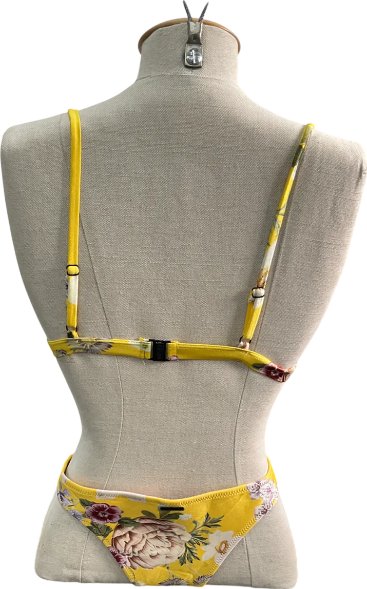 Triangl Bikinis Yellow Delilah Bikini Set UK S