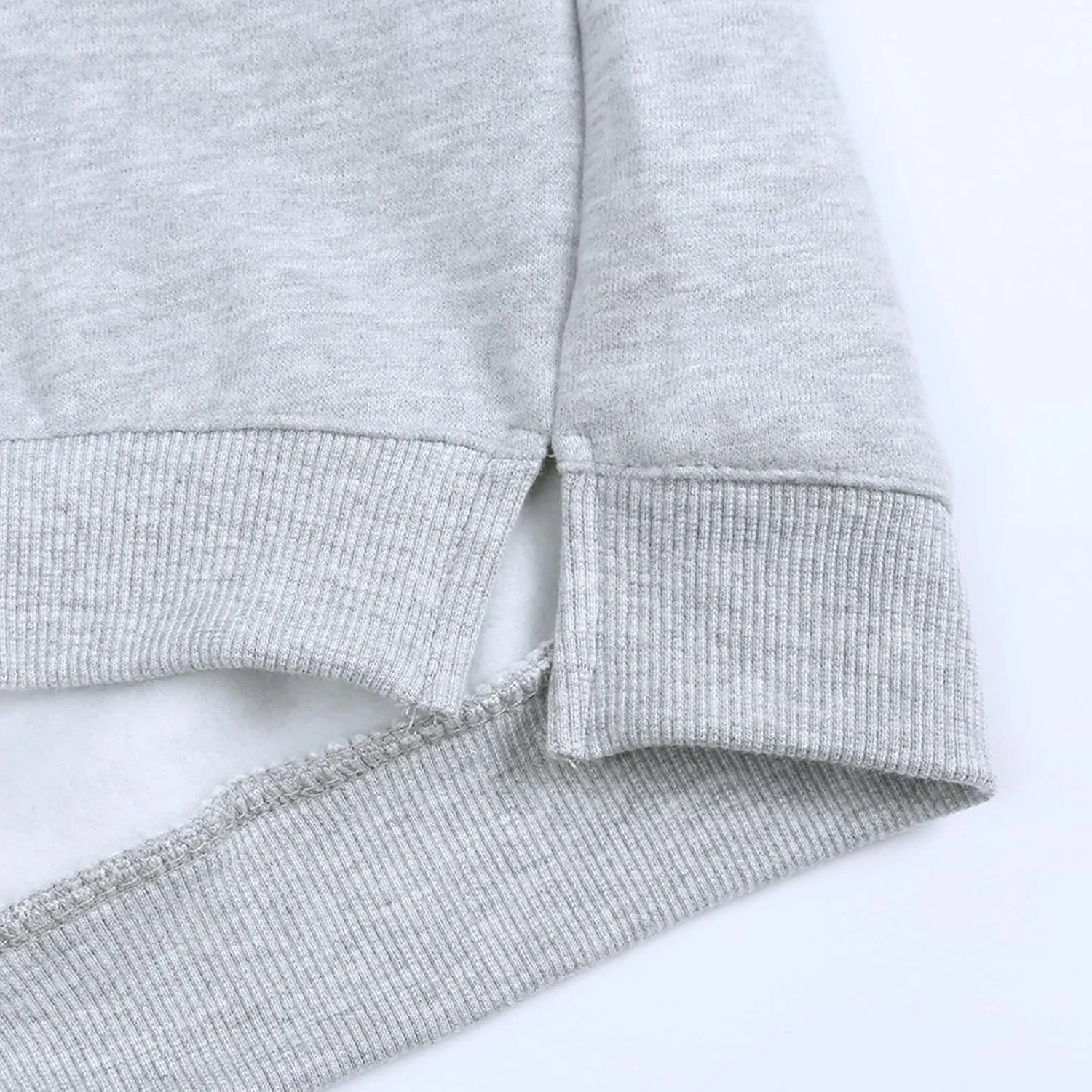 Unisex Kids Solid Fleece Tops Cotton Pullover Sweatshirt T-Shirt Toddler Crewneck Long Sleeve Sweater Blouse