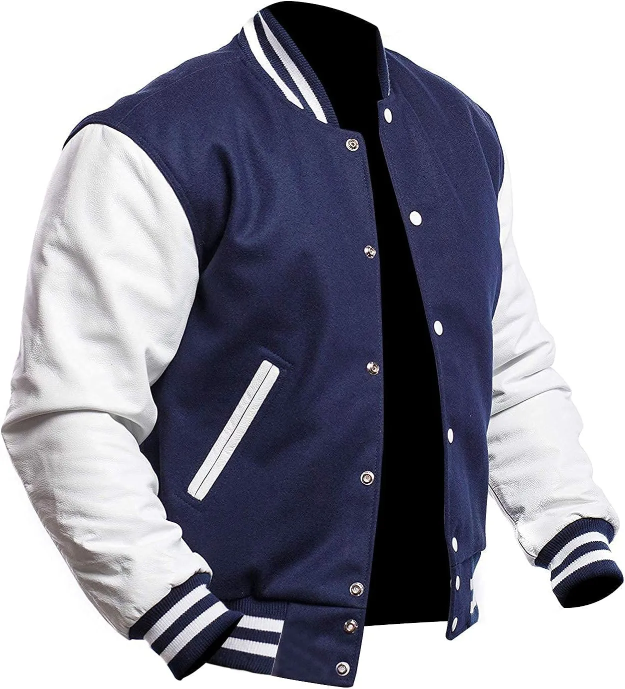 Unisex Men's Varsity Jackets College High School Baseball Bomber Letterman Jacket Men Women