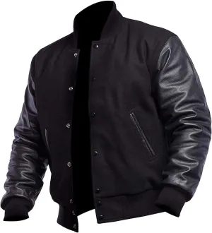 Unisex Men's Varsity Jackets College High School Baseball Bomber Letterman Jacket Men Women