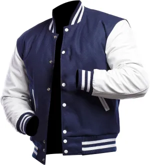 Unisex Men's Varsity Jackets College High School Baseball Bomber Letterman Jacket Men Women