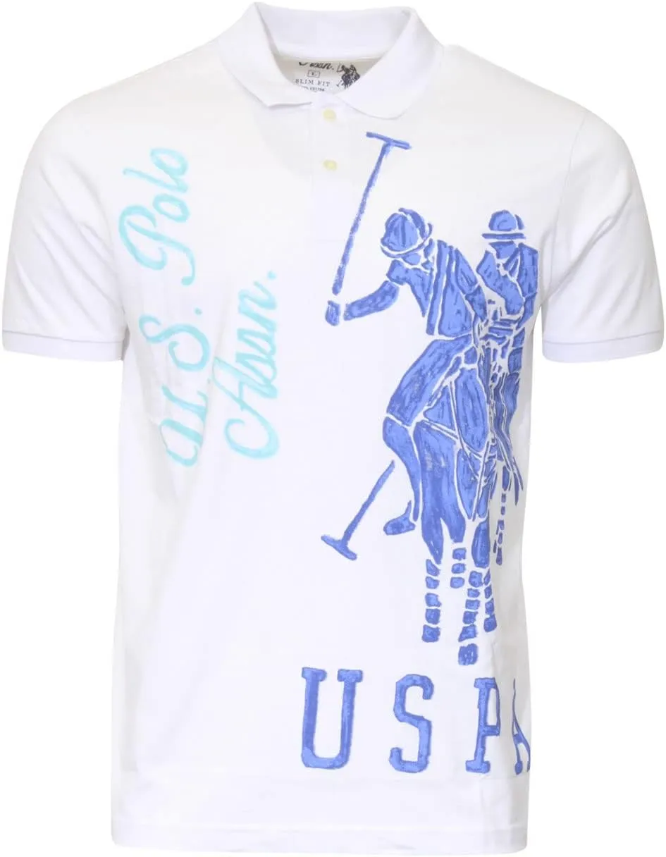 USPA PRINTED GRAPHIC POLO SHIRT