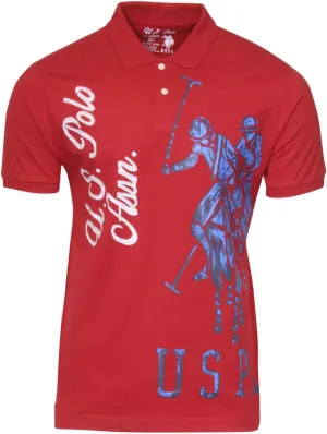 USPA PRINTED GRAPHIC POLO SHIRT
