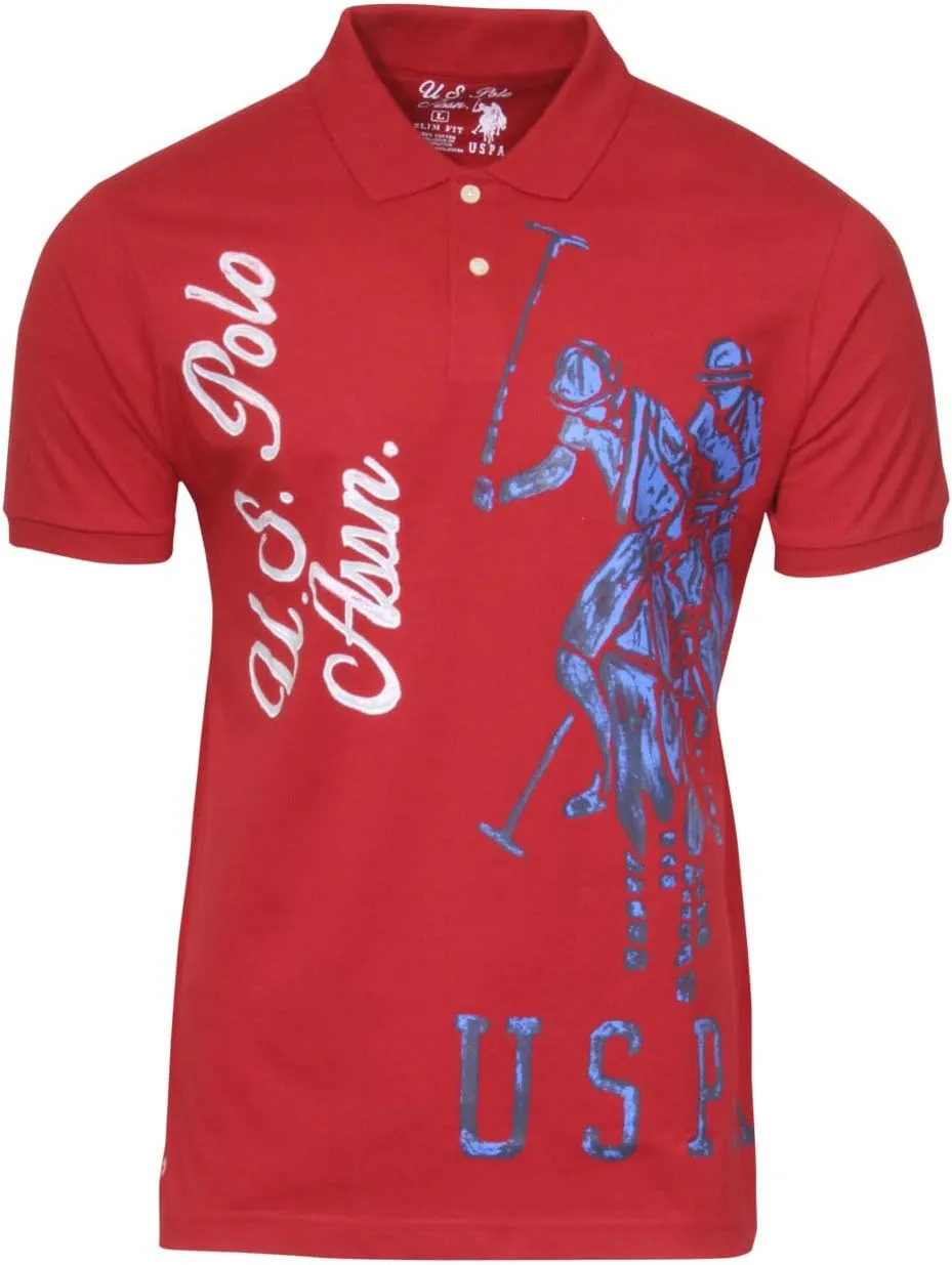 USPA PRINTED GRAPHIC POLO SHIRT