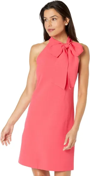 Vince Camuto Women's Halter Bow Neck Dress