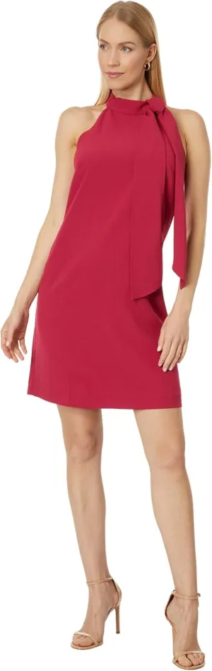 Vince Camuto Women's Halter Bow Neck Dress