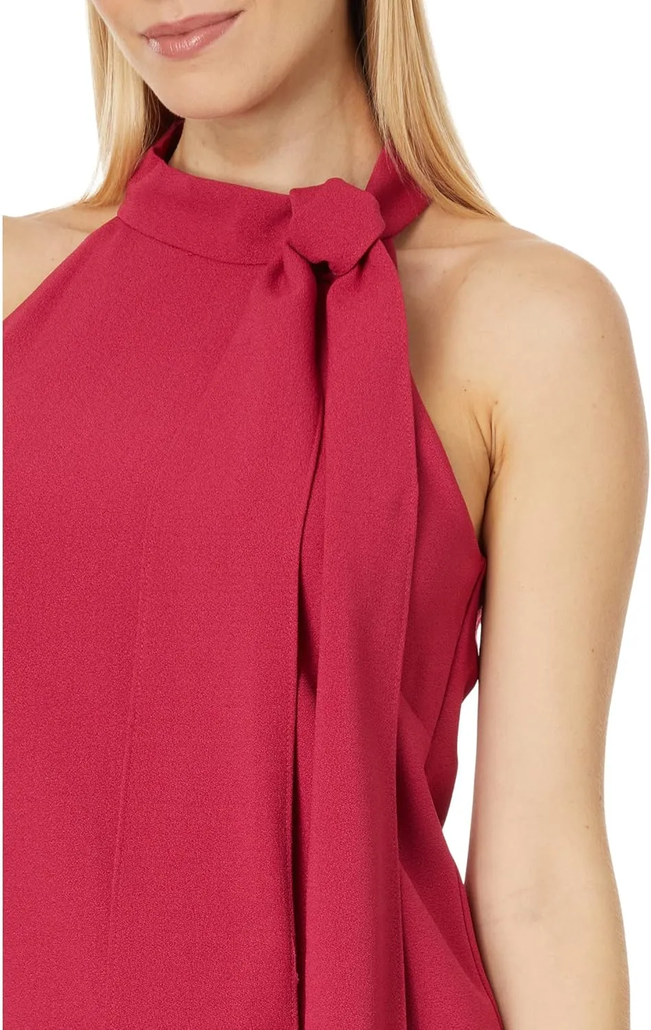 Vince Camuto Women's Halter Bow Neck Dress