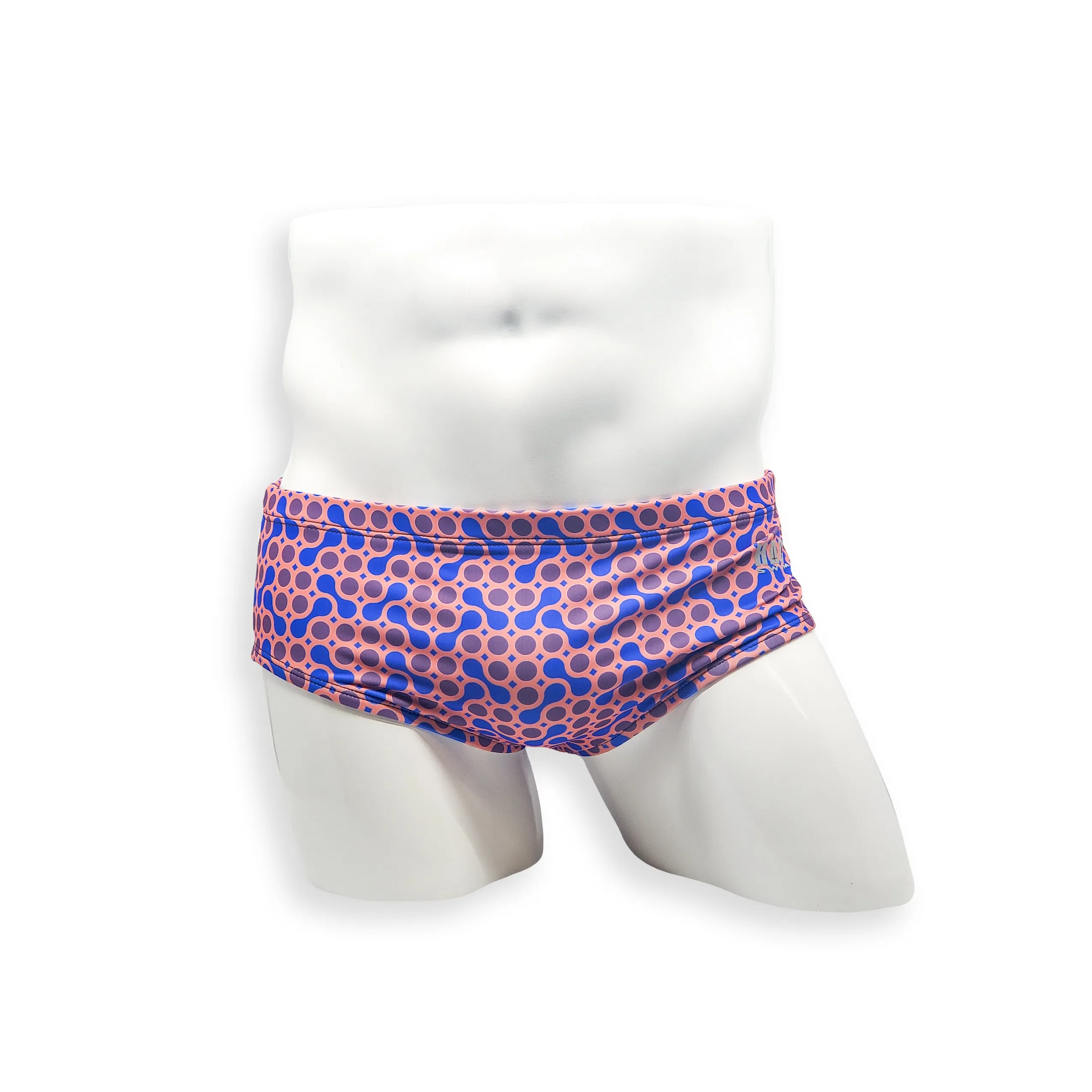 Vintage Cut Swim Brief - Orange Sunmor