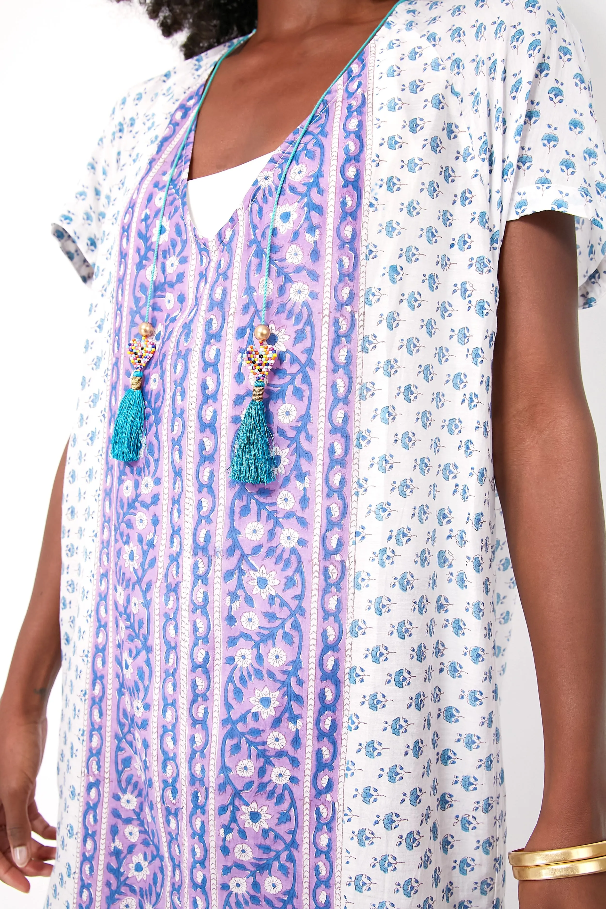 White Tunic Kaftan Dress