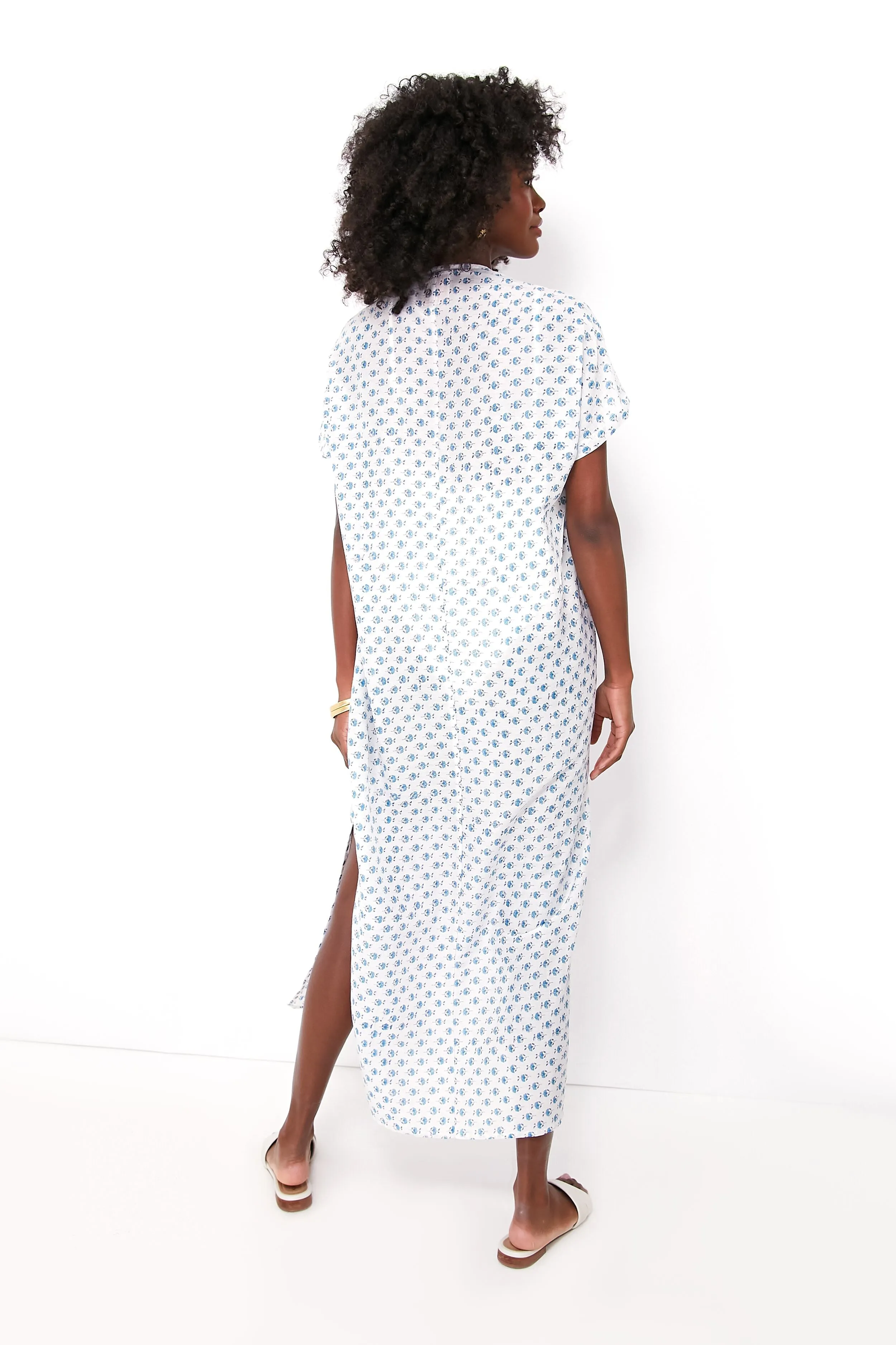 White Tunic Kaftan Dress
