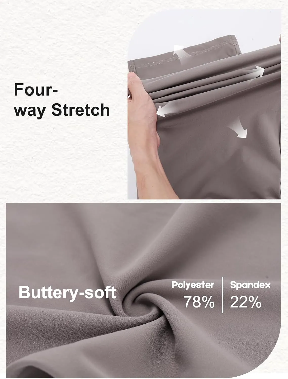 Wide Leg Pants for Woman, High Waisted Loose Casual Pull on Yoga Pants with Pockets Dress Trousers for Work/Athletic
