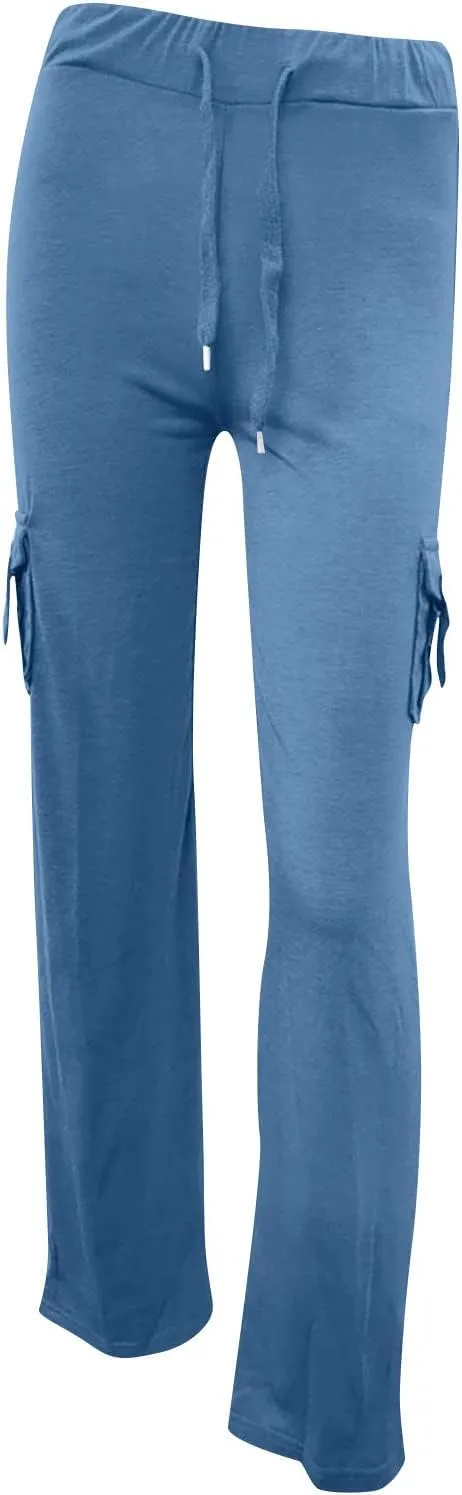 Wide Leg Yoga Pants Trouser Style Women Bootcut Flare Leggings High Waisted Workout Casual Plus Size Cargo Yoga Pant