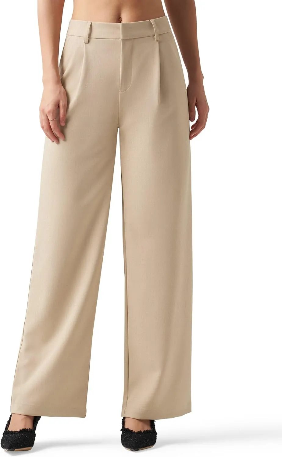 Willit Women's Work Pants Wide Leg Dress Pants High Waisted Casual Business Office Pants Slacks 29"/31"
