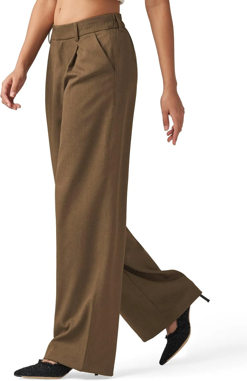 Willit Women's Work Pants Wide Leg Dress Pants High Waisted Casual Business Office Pants Slacks 29"/31"